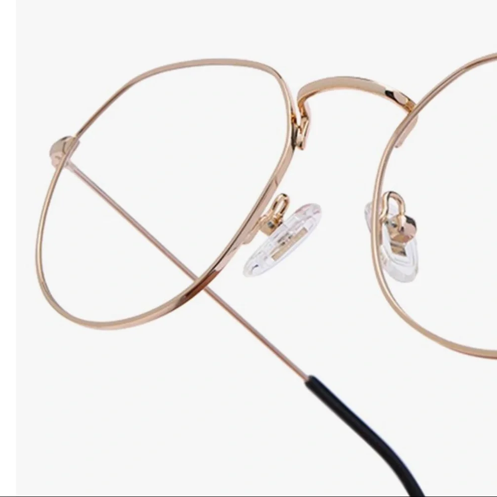 DIFF James Blue Light Glasses Gold or Rose Gold Frame Blue Light Blocking Lens
